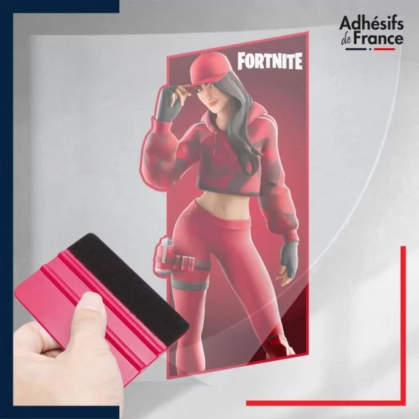 stickers sous film transfert Fortnite - Skin Rubis
