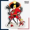 Sticker Disney - Les Indestructibles - Elastigirl, Flèche, Violette et Monsieur Indestructible