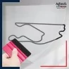 stickers sous film transfert Formule 1 - Circuit F1 de Miami - Etats-Unis
