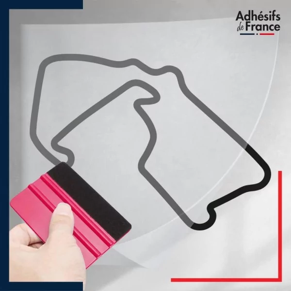 stickers sous film transfert Formule 1 - Circuit F1 de Silverstone - Grande-Bretagne