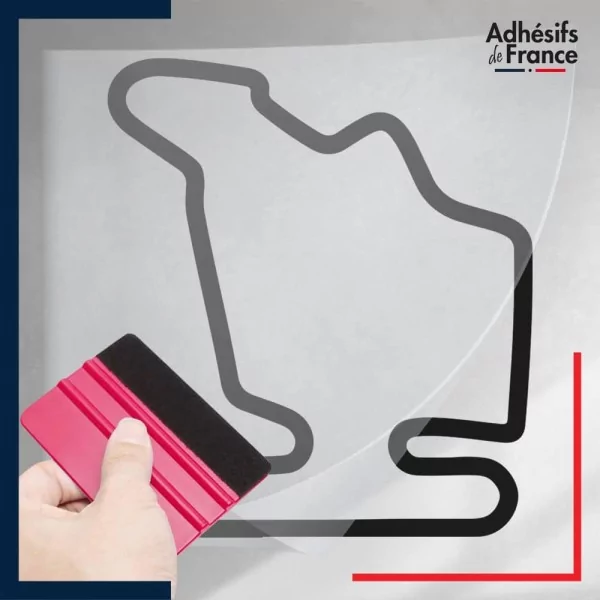 stickers sous film transfert Formule 1 - Circuit F1 de Hungaroring - Hongrie