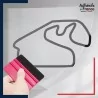 stickers sous film transfert Formule 1 - Circuit F1 d'Interlagos - Brésil