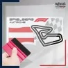 stickers sous film transfert Formule 1 - Circuit F1 de Spielberg avec drapeau d'Autriche
