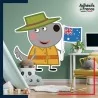 Adhésif grand format Peppa Pig - Wendy Wolf Australie