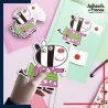 autocollant petit format Peppa Pig - Zoé Zebra Japon