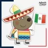 Sticker Peppa Pig - Dany Dog Mexique
