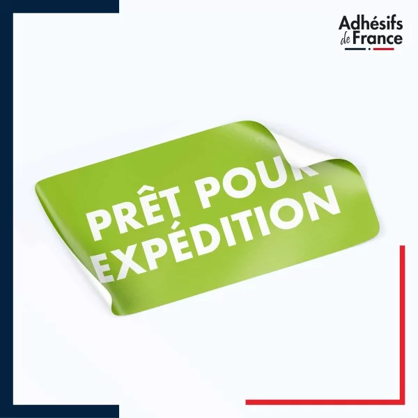 Étiquette prêt pour expédition