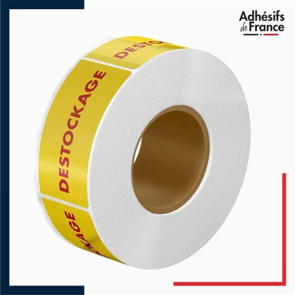 Etiquette destockage - Adhésifs de France