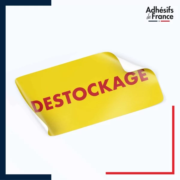 Etiquette destockage - Adhésifs de France