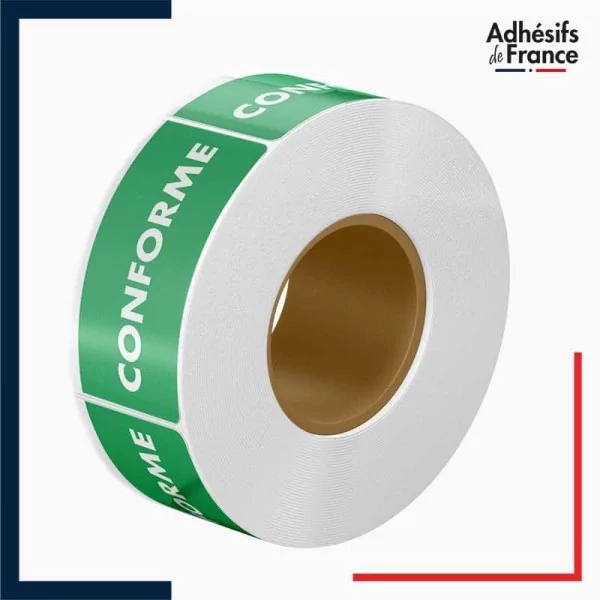 Etiquette conforme - Adhésifs de France