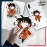 autocollant petit format Dragon ball - Gohan enfant avec épée