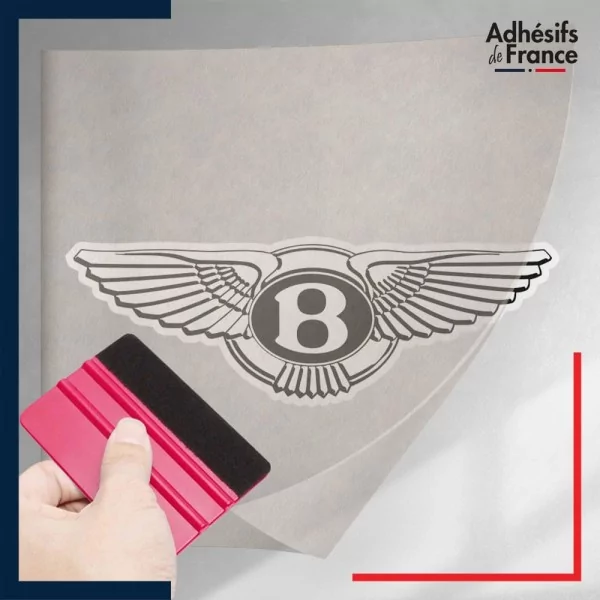 stickers sous film transfert logo voiture - BENTLEY