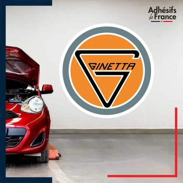 Adhésif grand format logo voiture - GINETTA