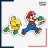 Sticker Super Mario - Mario et Koopa