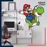 Adhésif grand format Super Mario - Mario et Yoshi