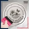sticker sous film transfert logo Label Haute Valeur Environnementale (Noir et Blanc)