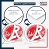 plaque pvc ou aluminium logo Label Rouge
