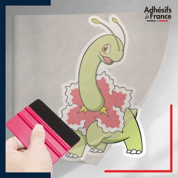stickers sous film transfert Pokémon Meganium