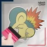 stickers sous film transfert Pokémon Héricendre