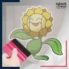 stickers sous film transfert Pokémon Heliatronc