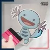 stickers sous film transfert Pokémon Axoloto