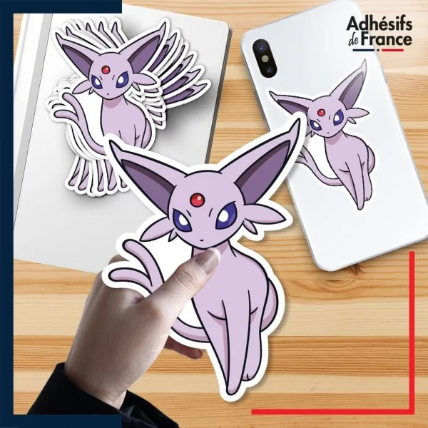 autocollant petit format Pokémon Mentali