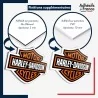 sticker sur plaque aluminium dibond ou panneau PVC Sticker Harley Davidson Motor Cycles (couleur)