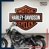 Adhésif grand format logo moto - Harley Davidson Motor Cycles (couleur)