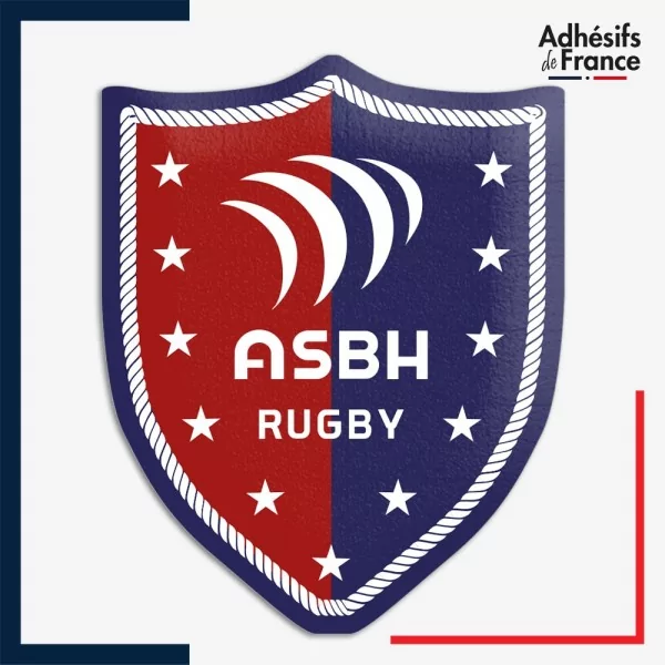 Sticker logo rugby - ASBH - Association sportive de Béziers Hérault