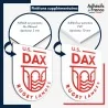 sticker sur plaque aluminium dibond ou panneau PVC logo rugby - US Dax Rugby Landes - Union sportive dacquoise