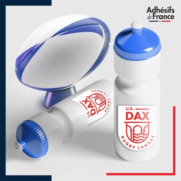autocollant petit format logo rugby - US Dax Rugby Landes - Union sportive dacquoise