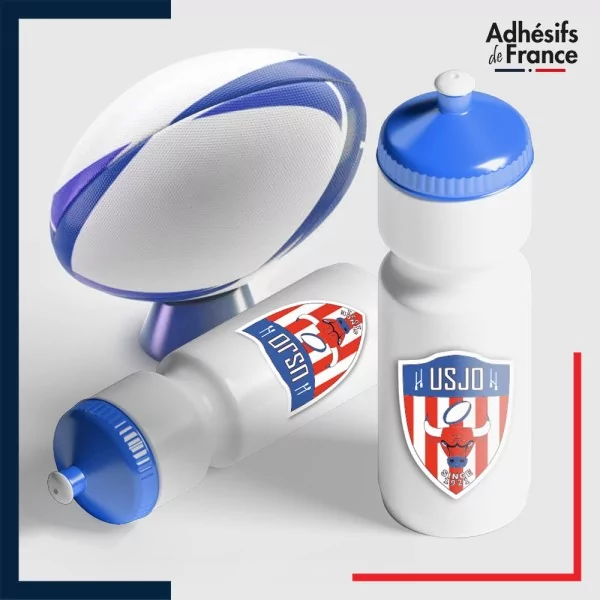 autocollant petit format logo rugby - USJO - Union Sportive Juillac Objat