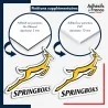 sticker sur plaque aluminium dibond ou panneau PVC logo rugby - Afrique du Sud - Springboks
