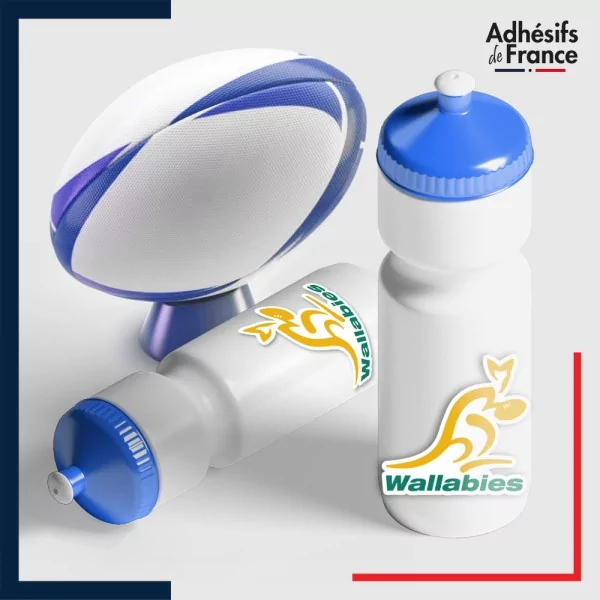 autocollant petit format logo équipe d'Australie - Wallabies
