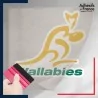 stickers sous film transfert logo équipe d'Australie - Wallabies
