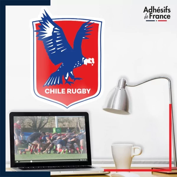 Adhésif grand format logo équipe du Chili - Chile Rugby - Los Cóndores (Les Condors)