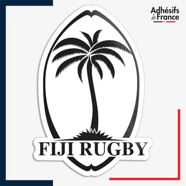 Sticker logo équipe des îles Fidji - Fiji Rugby - The Flying Fijians (Les Fidjiens volants)