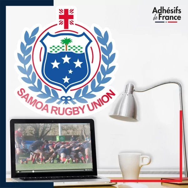 Adhésif grand format logo équipe de Roumanie - Rugby România - Stejar (Les Chênes)