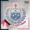 stickers sous film transfert logo équipe de Roumanie - Rugby România - Stejar (Les Chênes)