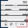 Marquage et repérage de tuyauterie - autocollant résistant avec flèches détachables