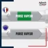 Vinyle adhésif de Tuyauterie norme NFX ou CLP - Purge vapeur