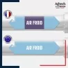 Vinyle adhésif de Tuyauterie norme NFX ou CLP - Air froid