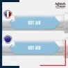 Vinyle adhésif de Tuyauterie norme NFX ou CLP - Hot air