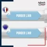 Vinyle adhésif de Tuyauterie norme NFX ou CLP - Purger l'air