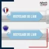 Vinyle adhésif de Tuyauterie norme NFX ou CLP - Recyclage de l'air