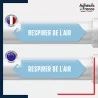 Vinyle adhésif de Tuyauterie norme NFX ou CLP - Respirer de l'air