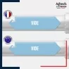 Vinyle adhésif de Tuyauterie norme NFX ou CLP - Vide