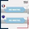 Vinyle adhésif de Tuyauterie norme NFX ou CLP - Vide industriel