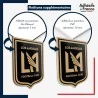 sticker sur plaque aluminium dibond ou panneau PVC logo football- Club Los Angeles FC