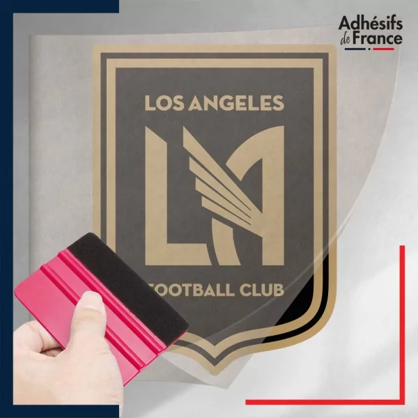 stickers sous film transfert blason Football - Club Los Angeles FC